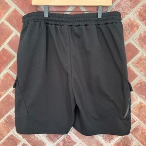 Bola Cargo Shorts Mens XXL Black Elastic‎ Waist Drawstring Pockets Athletic